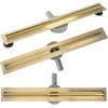 Dušo latakas REA Neox Slim Pro, Gold, 80 cm