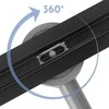 Dušo latakas REA Neox Slim Pro, Juodas, 100 cm