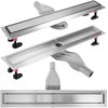Dušo latakas REA Neox Superflow, Brushed Steel, 90 cm