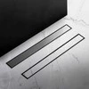 Dušo latakas REA Neox Superflow, Brushed Steel, 50 cm