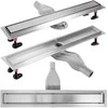 Dušo latakas REA Neox Superflow, Brushed Steel, 60 cm