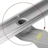 Dušo latakas REA Neox Superflow, Brushed Steel, 70 cm