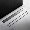 Dušo latakas REA Neox Superflow, Brushed Steel, 90 cm