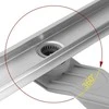 Dušo latakas REA Neox Superflow, Brushed Steel, 60 cm