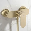 Dušo maišytuvo komplektas REA Drop, Brushed Gold