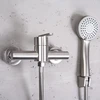 Dušo maišytuvo komplektas REA Ontario, Brushed Nickel