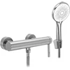 Dušo maišytuvo komplektas REA Rivo, Brushed Nickel