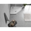 Dušo padėklas Mexen Flow Slim, penkiakampis, 90 x 90 cm, Baltas gloss