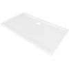 Dušo padėklas Mexen Flow Slim, stačiakampis, 100 x 160 cm, Baltas gloss