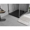 Dušo padėklas Mexen Flow Slim, stačiakampis, 80 x 130 cm, Juodas matt