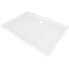 Dušo padėklas Mexen Flow Slim, stačiakampis, 80 x 85 cm, Baltas gloss