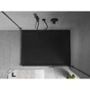 Dušo padėklas Mexen Flow Slim, stačiakampis, 75 x 100 cm, Juodas matt