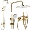 Dušo sistema REA Argus, Brushed Gold