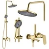 Dušo sistema REA Marco, Brushed Gold