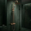 Dušo sistema su termostatu Rea Lungo, Brushed Copper