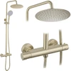 Dušo sistema su termostatu Rea Lungo, Brushed Gold