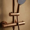 Dušo sistema su termostatu Rea Lungo, Brushed Copper