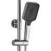 Dušo sistema su termostatu REA Rob, Brushed Nickel Inox