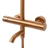 Dušo-vonios sistema su termostatu REA Lungo, Brushed Copper