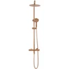Dušo-vonios sistema su termostatu REA Lungo, Brushed Copper