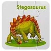 Edukacinė dėlionė "Dinozaurai", anglų k., 10 derinių