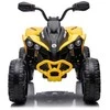 Elektrinis keturratis vaikams Quad CAN-AM Renegate, geltonas
