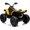 Elektrinis keturratis vaikams Quad DK-CA002 12V10AH 4x4, geltonas