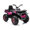Elektrinis keturratis vaikams Quad XMX607, rožinis lakuotas