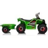 Elektrinis keturratis vaikams Quad XMX630T su priekaba, žalias