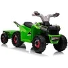 Elektrinis keturratis vaikams Quad XMX630T su priekaba, žalias