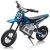 Elektrinis motociklas Cross Bike A9901 36V, mėlynas