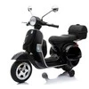 Elektrinis motoroleris vaikams Vespa, juodas
