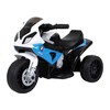 Elektrinis triratis motociklas vaikams BMW S1000RR, mėlynas