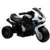Elektrinis triratis motociklas vaikams BMW S1000RR, juodas