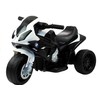 Elektrinis triratis motociklas vaikams BMW S1000RR, juodas