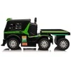 Elektromobilis su priekaba Mercedes XMX622B, LCD, žalias
