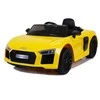 Lean Cars Audi R8 Spyder Geltona – elektrinis važiavimas ant automobilio dažytas