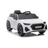 Elektromobilis vaikams Audi RS6, baltas
