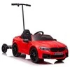 Elektromobilis vaikams BMW M5 su papildoma platforma, raudonas lakuotas