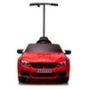 Elektromobilis vaikams BMW M5 su papildoma platforma, raudonas lakuotas