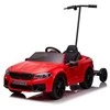 Elektromobilis vaikams BMW M5 su papildoma platforma, raudonas lakuotas