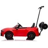 Elektromobilis vaikams BMW M5 su papildoma platforma, raudonas lakuotas