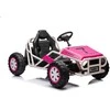 Elektromobilis vaikams Buggy A8812 24V, rožinis