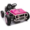 Elektromobilis vaikams Buggy A8812 24V, rožinis
