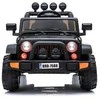 Elektromobilis vaikams Jeep BRD-7588 4x4, juodas