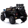 Elektromobilis vaikams Jeep BRD-7588 4x4, juodas