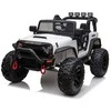 Elektromobilis vaikams Jeep JC666, baltas