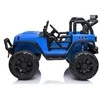 Elektromobilis vaikams Jeep JC666 Lakuotas, mėlynas