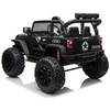 Elektromobilis vaikams Jeep JC666 Lakuotas, juodas