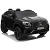Elektromobilis vaikams Mercedes GLC 63S su MP4, juodas lakuotas